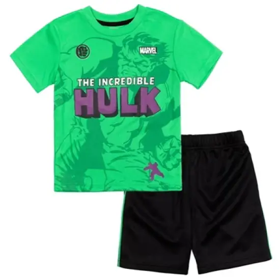 Marvel Avengers Black Panther T-Shirt Mesh Shorts Set image {7}