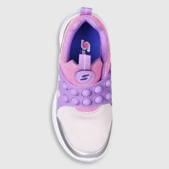 S Sport By Skechers Girls' Denise Colorblock Sneakers - Purple/Pink/Silver image {2}