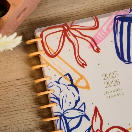 Happy Brands July 2025 - June 2026 Weekly/Monthly Planner 10.12"x11.5" Multicolor Sunday Brunch, Teacher Supplies image {15}