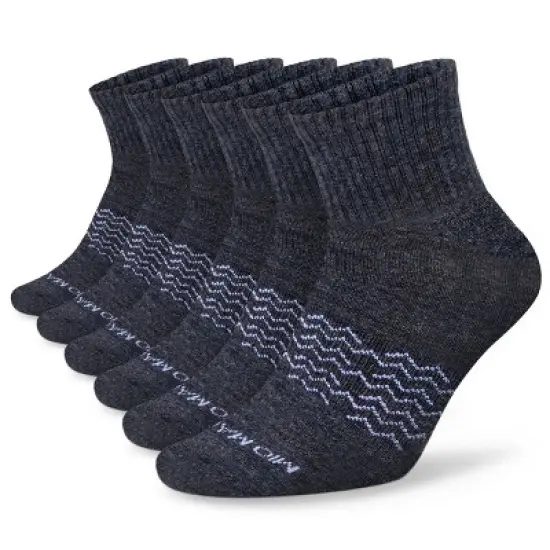 Men's Moisture Control Low Cut Ankle Socks 6 Pack - Mio Marino image {9}