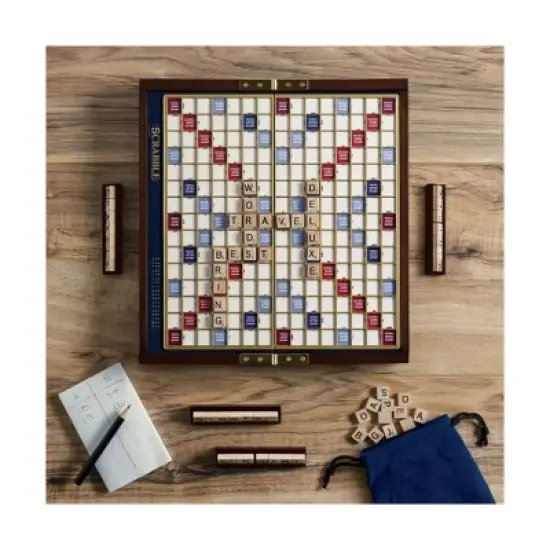 Scrabble (Deluxe Travel Edition) Board Game image {2}