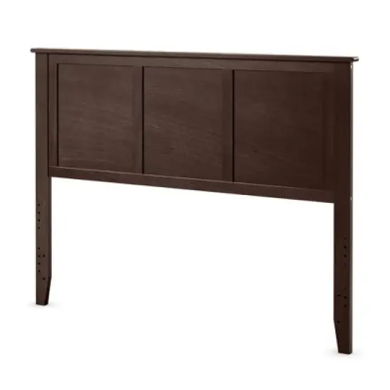 Costway Full Wood Headboard Flat Panel Pre-drilled Holes Height Adjustment image {11}