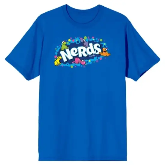 Nerds Candy Logo Crew Neck Short Sleeve Royal Blue Men's T-shirt image {8}