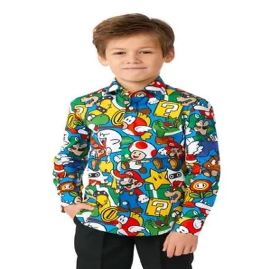 OppoSuits - Printed Button-up Boys Shirts image {3}