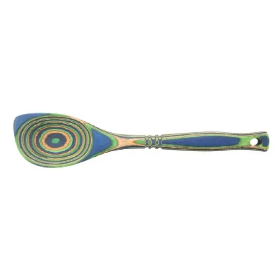 Island Bamboo Pakkawood 12-Inch Corner Spoon image {7}