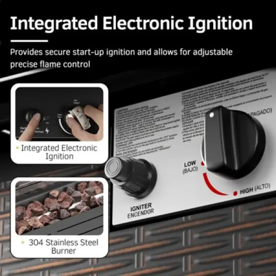 Gymojoy Sofa Patio Chair with Propane Fire Pit Table image {13}