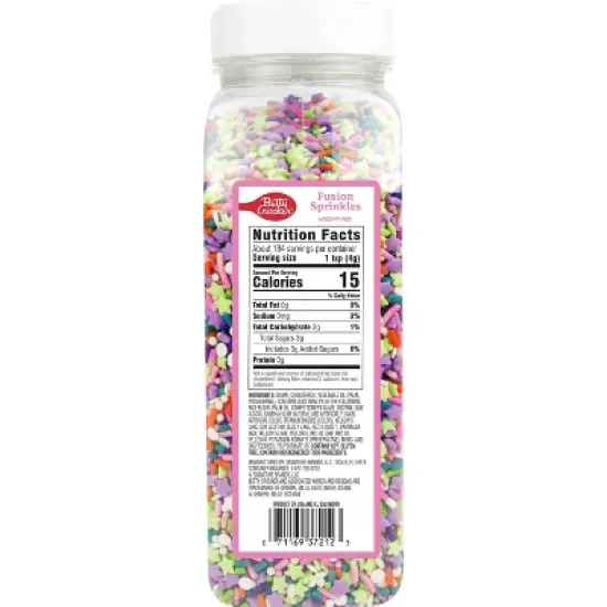 Betty Crocker Party Size Unicorn Fusion Sprinkle Bottle - 26oz image {1}