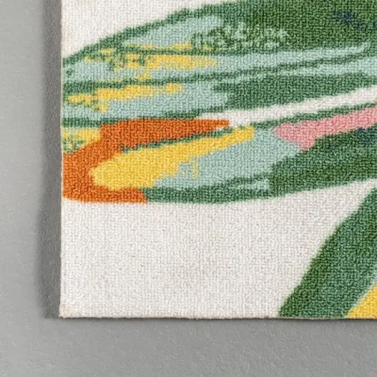 nuLOOM Contemporary Floral Lindsey Indoor/Outdoor Patio Area Rug image {4}