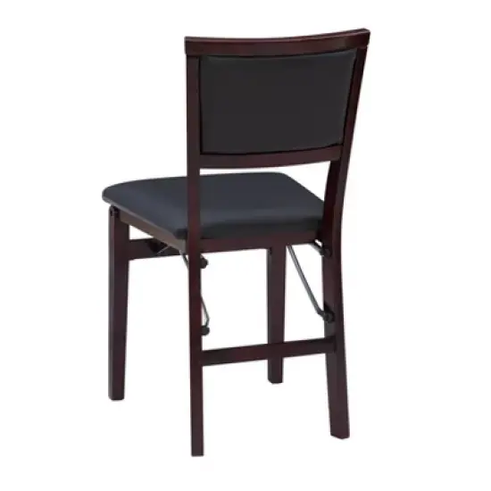 2pc Claire Folding Chair Espresso - Linon image {5}