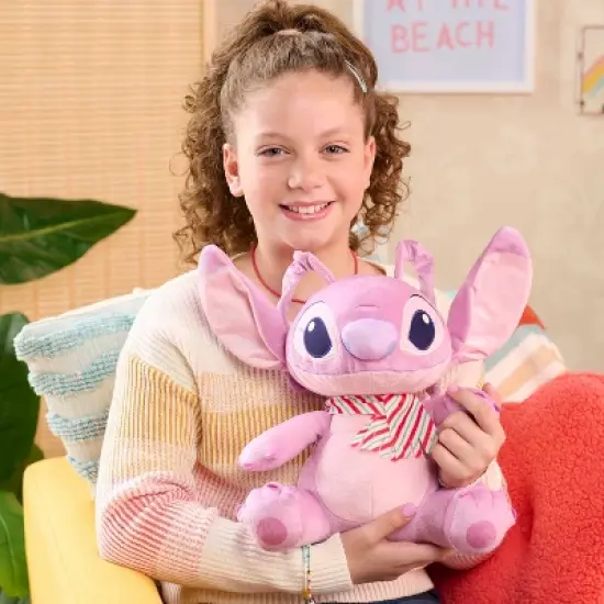 Disney Lilo & Stitch Holiday Angel Large Plush: Polyester Stuffed Animal Character Toy, 12" image {1}