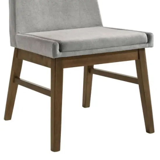 Wynden Standard Height Dining Side Chair Set Gray/Walnut - Picket House Furnishings image {7}