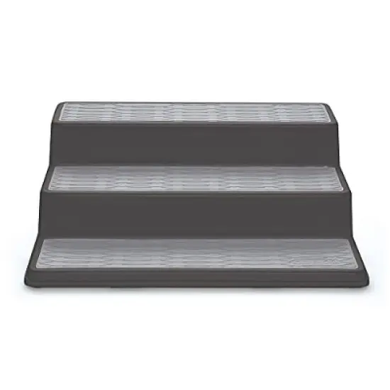Copco Non-Skid 3-Tier Spice Pantry Kitchen Cabinet Organizer  10-Inch, Charcoal image {6}