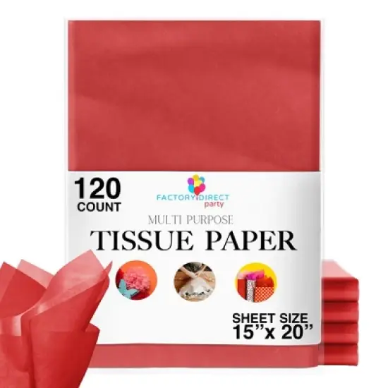 Crown Display Tissue Paper 15" x 20" Packing Paper for Gifts - 120 Count image {7}