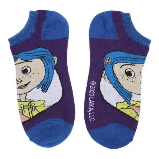 Coraline Main Characters 5-Pair Women's Ankle Socks image {2}