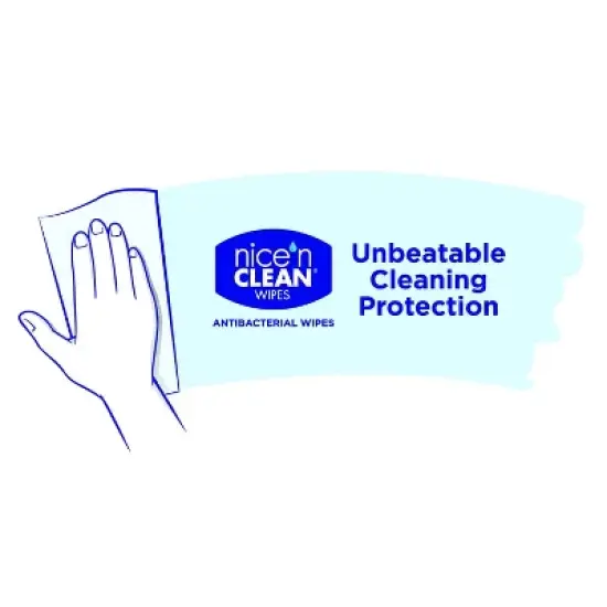 Nice N Clean Antibacterial Hand Wipes, 90 Ct image {1}