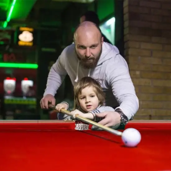 Costway 48'' Mini Table Top Pool Table Game Billiard Set Cues Balls Gift Indoor Sports image {2}