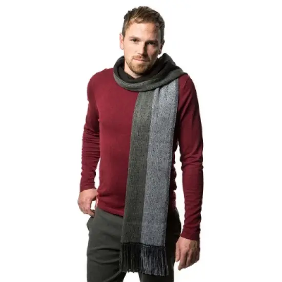 Mio Marino | King Striped Knit Scarf image {9}