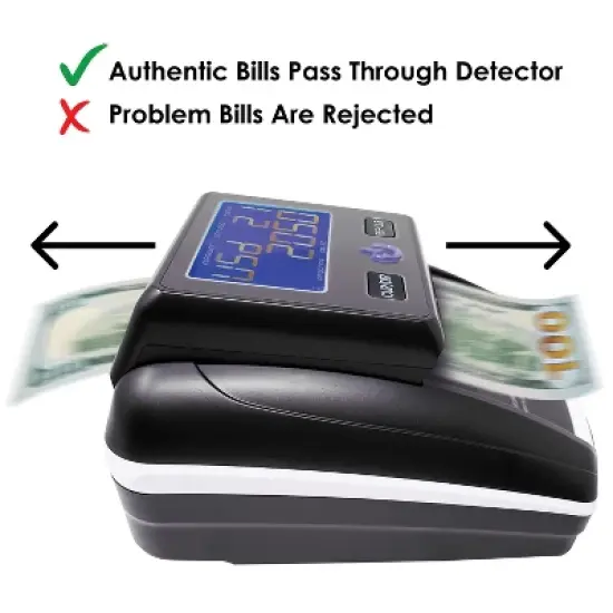 Nadex Coins&trade; V45 Counterfeit Detector Terminal with Value Monitor in Black image {3}