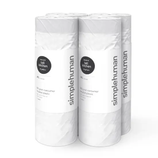 simplehuman Tall Kitchen Liner Rollpack Trash Bags image {1}