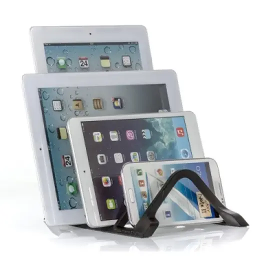 Prosumer's Choice Multi-Device Smartphones and Tablets Charging Station and Device Organizer Stand, Black image {3}
