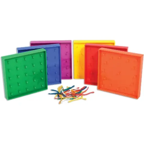Edx Education Double-Sided Geoboard Set image {2}