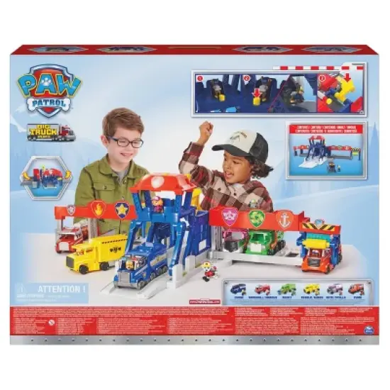 PAW Patrol Big Truck Pups Truck Stop HQ Transforming Playset image {7}