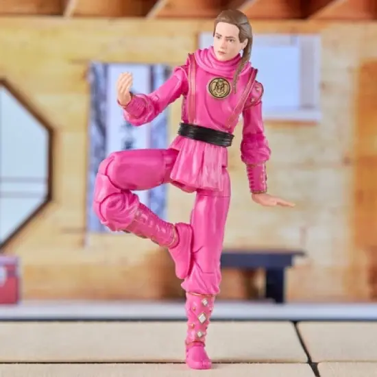 Power Rangers Lightning Collection Mighty Morphin X Cobra Kai Samantha LaRusso Morphed Pink Mantis Ranger Action Figure (Target Exclusive) image {10}