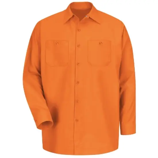 Red Kap&reg; Men's Long Sleeve Industrial Work Shirt image {4}