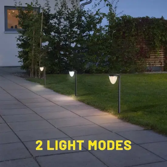 C Cattleya 2 Pack Versatile LED Solar Path Light 3000K/6000K image {1}
