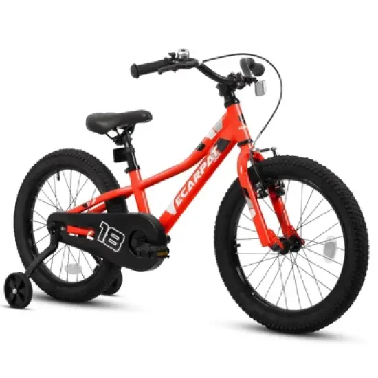 NAYSAYE Kids Bike 18 Inch Bicycle 1 Speed with Removable Training Wheels V Brake, for Boys and Girls Ages 3 to 9, 49.5"*21.6"*28.3" image {6}