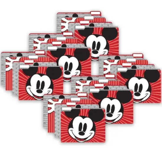Eureka Mickey Mouse Throwback File Folders, 4 Per Pack, 6 Packs image {2}