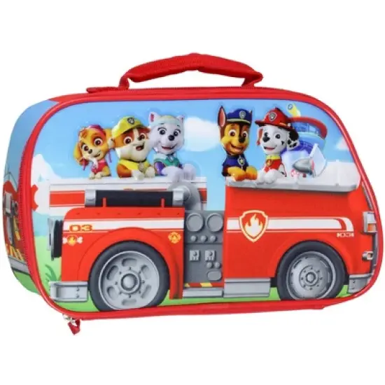 Paw Patrol Lunch Box Skye Chase Marshall Fire Engine Kids Insulated Lunch Bag image {6}