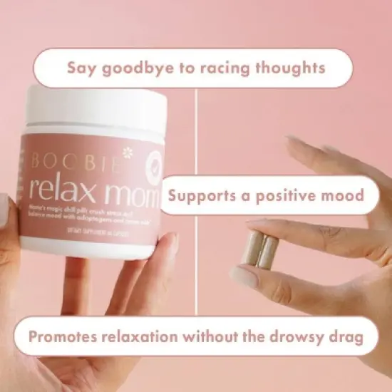 Boobie Capsule Relax Mom-Stress Support - 60ct image {3}