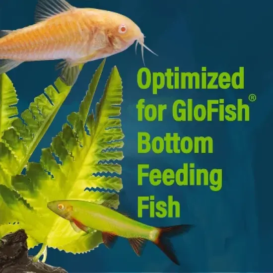 GloFish Wafers for Sharks and Cory Catfish Bottom Feeding Dry Fish Food - 1.58oz image {7}