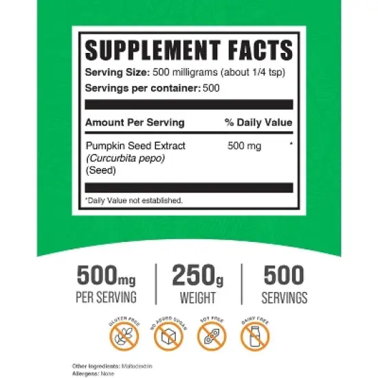 BulkSupplements Pumpkin Seed Extract Powder image {1}