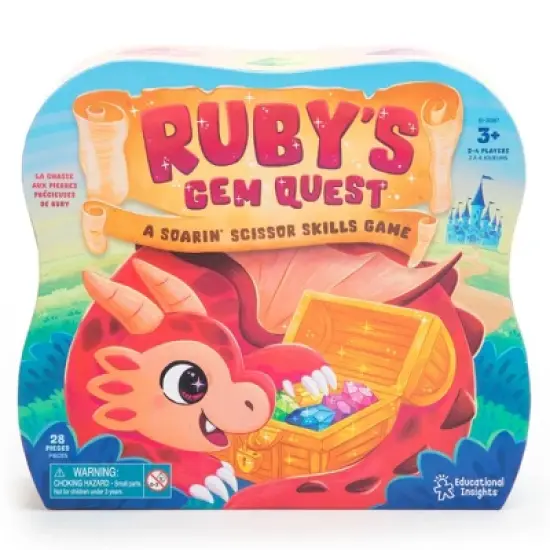 Educational Insights Ruby's Gem Quest - Soarin' Scissors Skills Game image {8}