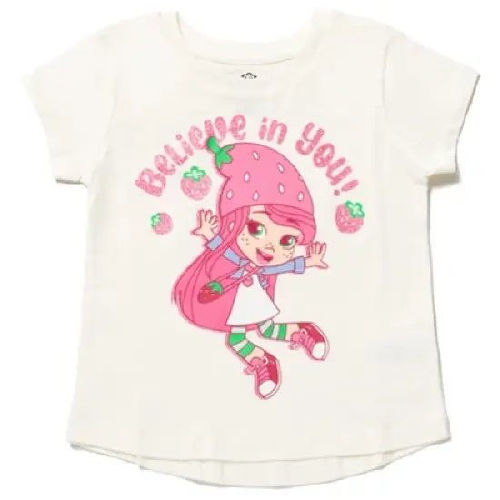 Strawberry Shortcake Girls 2 Pack T-Shirts Toddler to Little Kid image {3}