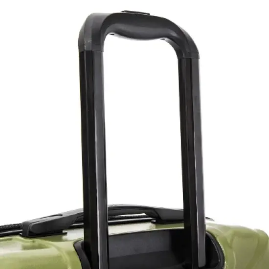 InUSA Aurum Lightweight Hardside Medium Checked Spinner Suitcase - Green image {11}