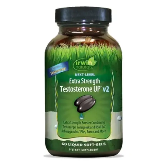 Irwin Naturals Next-Level Extra Strength Testosterone Up Multivitamin Softgels - 60ct image {2}