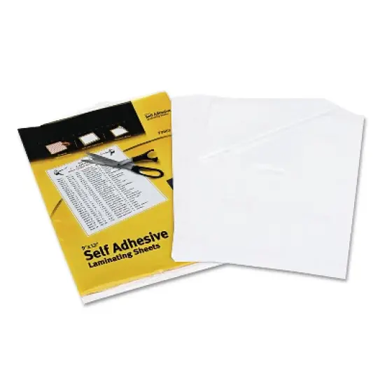 Avery Clear Self-Adhesive Laminating Sheets 3 mil 9 x 12 10/Pack 73603 image {2}