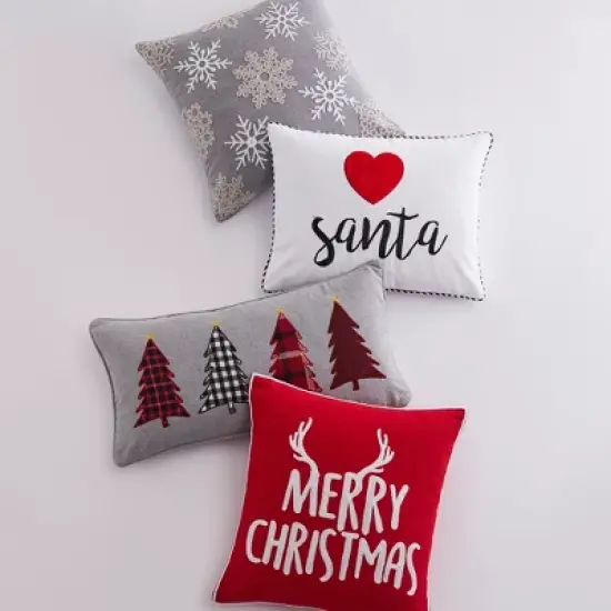 Rudolph Holiday Decorative Pillow Red - Levtex Home image {1}