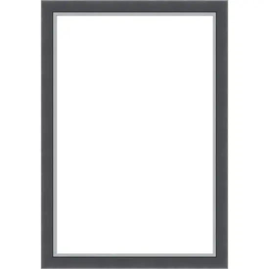 Amanti Art Eva Black Silver Thin Framed Dry Erase Magnetic Board image {9}