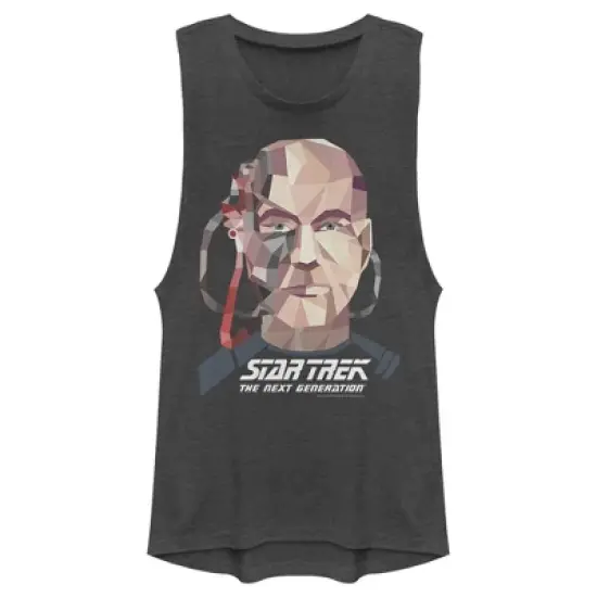 Junior's Star Trek: The Next Generation Geometric Captain Jean Luc Picard Borg Festival Muscle Tee image {3}