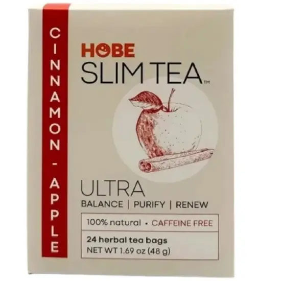 Ultra Slim Tea-Cinnamon/Apple by Hobe Labs  -  24 Bag image {2}