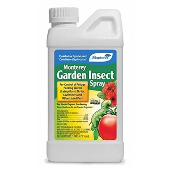 Monterey OMRI Garden Insect Spray with Spinosad, Concentrate image {2}