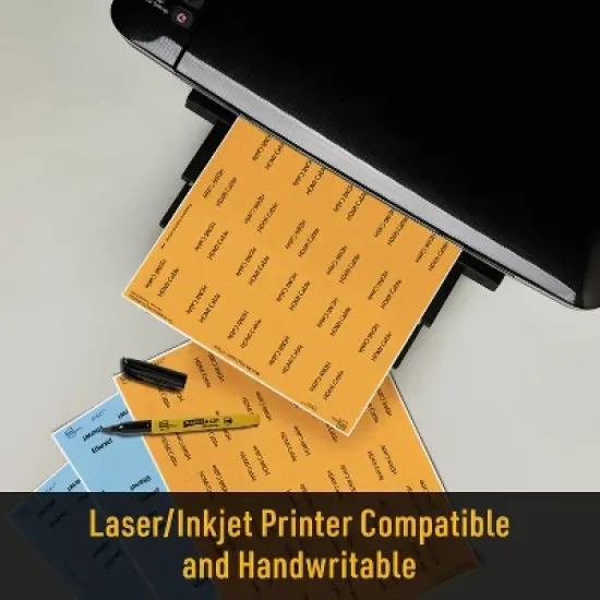 Avery Cable Labels, P-Style, 1.02" x 3.3", 8 Colors, 240ct (61541) image {4}