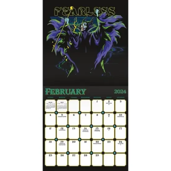 Trends International Inc. 2023-24 Wall Calendar 12"x12" Disney Villains image {2}