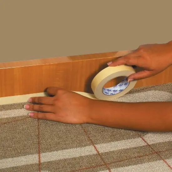 Tape Logic 2600 Masking Tape 6.1 Mil 3" x 60 yds. Natural 16/Case T9382600 image {2}