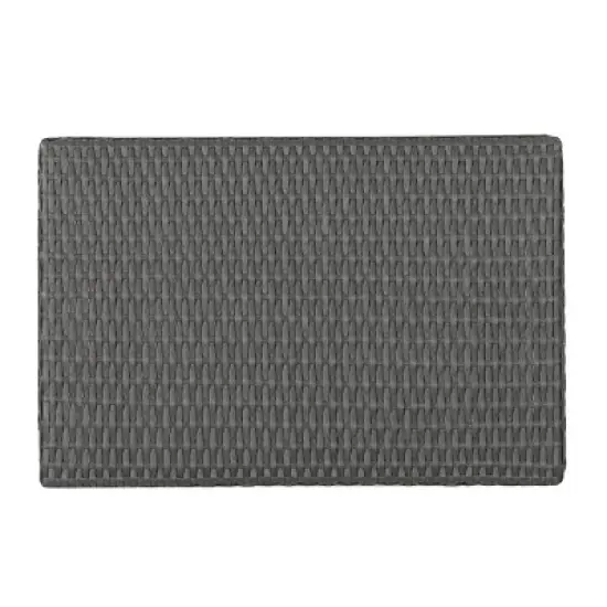 Christopher Knight Home 2pc Salem Outdoor Folding Side Table Wicker Gray image {4}