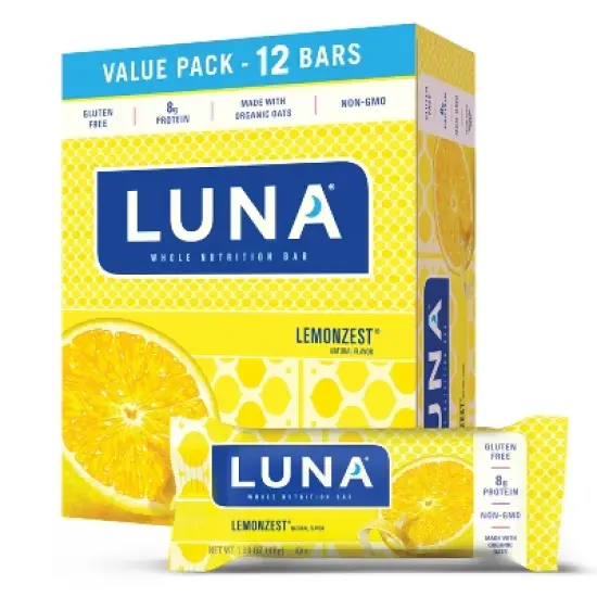 LUNA LemonZest Nutrition Bars
 image {6}